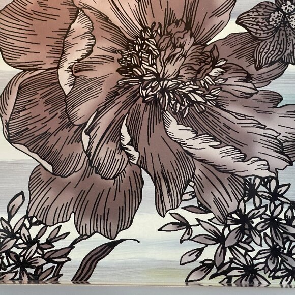 MacKenzie-Childs Sterling Garden Glass Worktop Saver / Serving Board - Picture 8 of 16